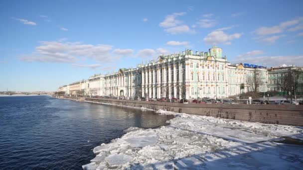 Государственный Эрмитаж — стоковое видео