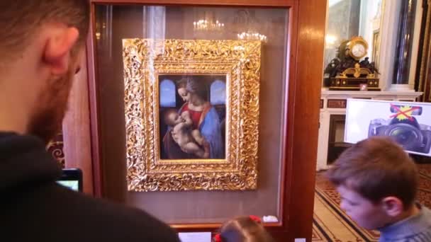 The Litta Madonna by Leonardo da Vinci — Stock Video