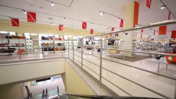 Complexe Kosmoport winkelen — Stockvideo