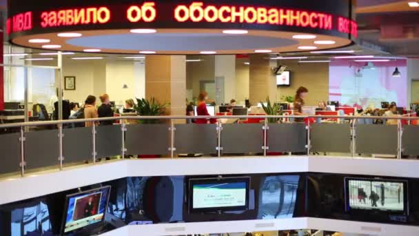 Kantor RIA Novosti — Stok Video