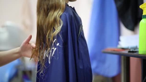 Barber cut girl hair — Stock Video © Paha_L #108590284 Barber cut girl hair — Stock Video © Paha_L #108590284