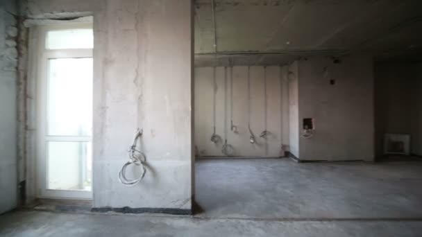 Appartement dans immeuble en construction — Video