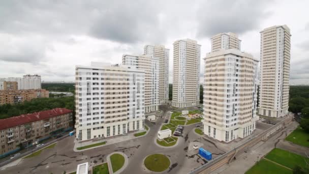 Residential Complex Elk Island ligger i distriktet Moskva — Stockvideo