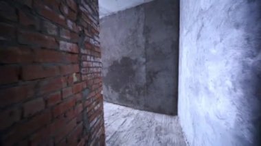 Binada beton ve tuğla duvarlarile penthouse