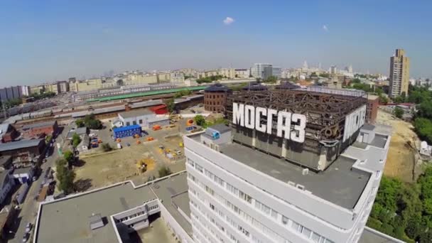 Sitz der mosgaz company — Stockvideo