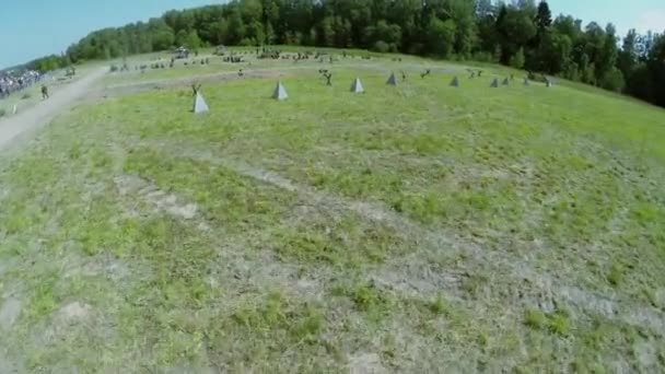 Soldados em uniforme do exército soviético — Vídeo de Stock