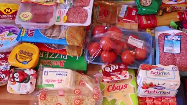 As ações da empresa de alimentos russa aumentaram contra as sanções — Vídeo de Stock