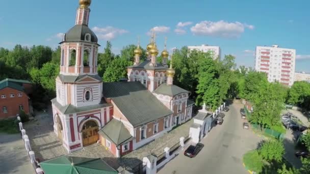 Templo da Natividade em Izmailovo — Vídeo de Stock