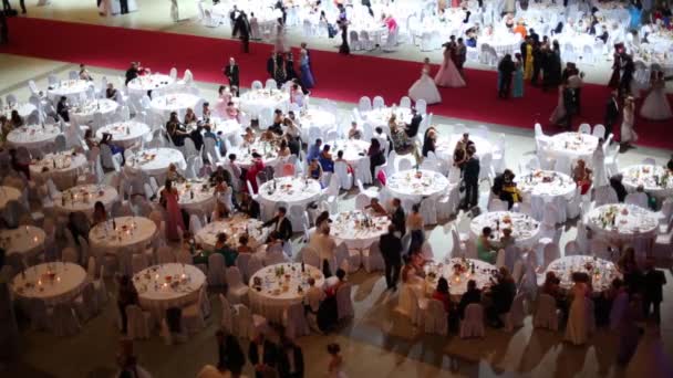 11th Viennese Ball in Gostiny Dvor — Stock Video