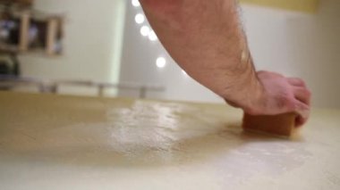 Oluşturucu parlatma duvar 