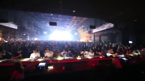 Party in Stadium Live at Trancemission party — Stock Video