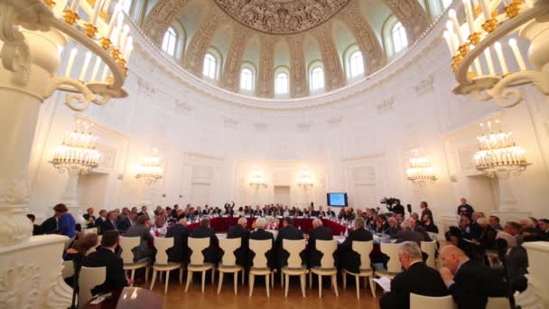 Assembleia do Congresso de Industrialistas e Empresários — Vídeo de Stock