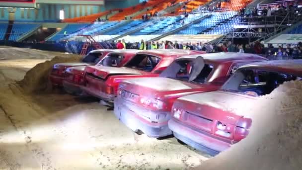Monster X Tour in Olympic Sports Complex — Stock Video