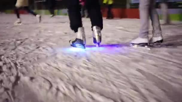 Jambes des patineurs — Video