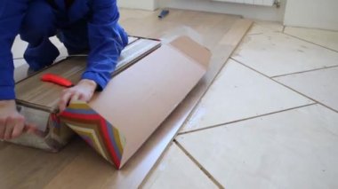 Adam kutusu ile yeni döşeme açılır.