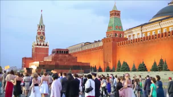 Kremlin toren op Graduate-2013 — Stockvideo