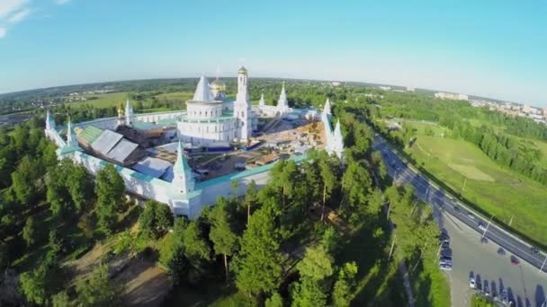 Monasterio de la Nueva Jerusalén — Vídeo de stock