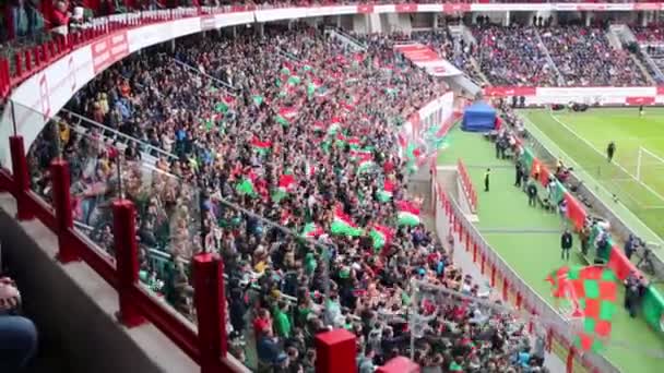 Stadium lokomotiv i Moskva — Stockvideo