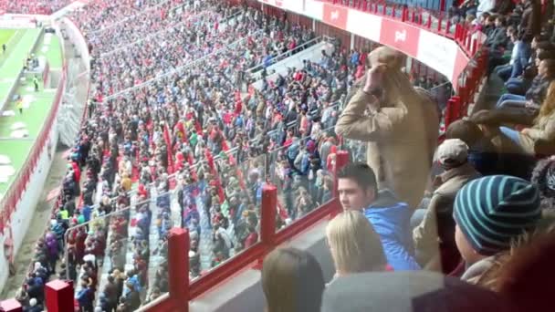 Campo en el estadio Locomotora — Vídeo de stock