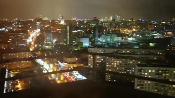 Panorama de Moscou par la fenêtre  