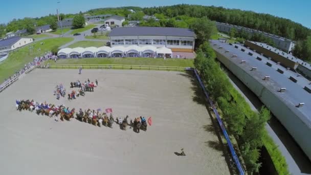 Cérémonie d'ouverture du Championnat de Russie pour Dzhigitovka — Video