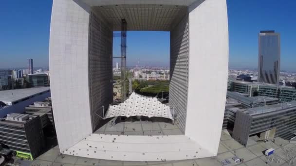 Geschäftszentrum la Defense — Stockvideo