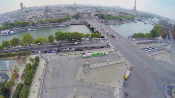 Pont de la concorde — Stockvideo