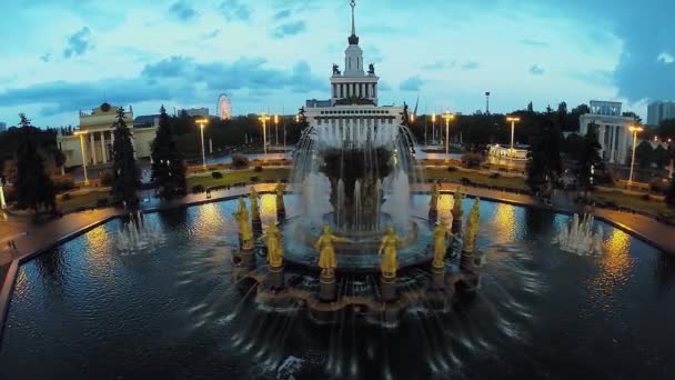 Todo o Centro de Exposições Rússia — Vídeo de Stock