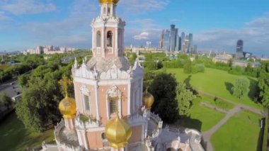 Tapınak şefaat Fili olarak ile kentsel scape