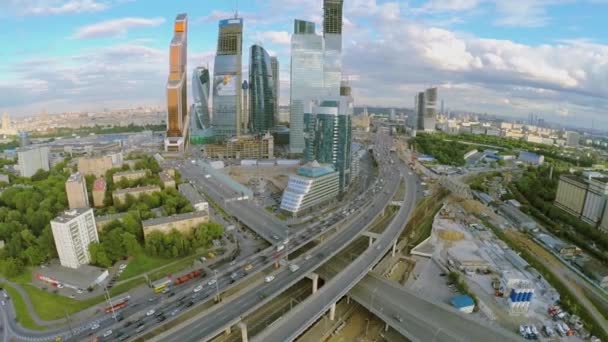 Moscow Business Center — Stock Video