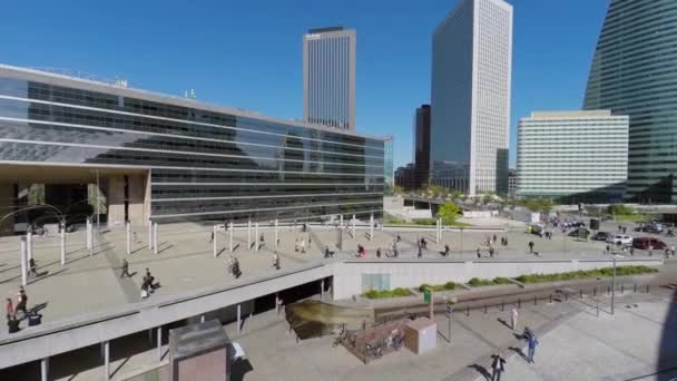 Gli uccelli volano nel centro commerciale — Video Stock