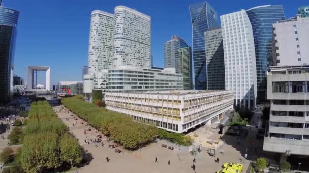 Zakencentrum La Defense — Stockvideo