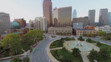 Logan Square Swann çeşme Philadelphia ile