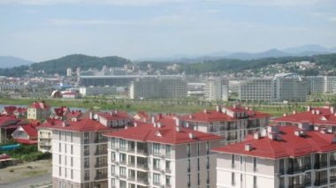 Otel ve eğlence parkı ile şehir 