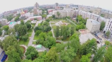 Bauman tarafından adlı park ile townscape 