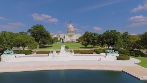 Capitol Spojených států ve Washingtonu — Stock video