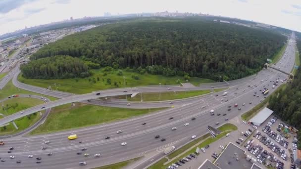 Trafic de transport Ceinture de Moscou 