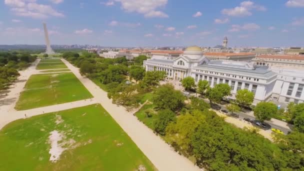 Paysage urbain avec Musée d'histoire naturelle — Video