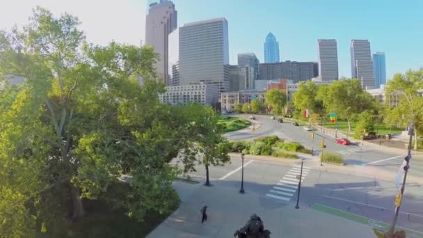 Logan Meydanı'ndaki Anıt — Stok video