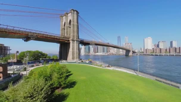 Empire-Fulton Ferry State Park — Stock Video