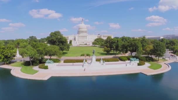 Capitol Spojených států ve Washingtonu — Stock video