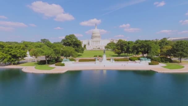 США Капітолію у Вашингтоні — стокове відео