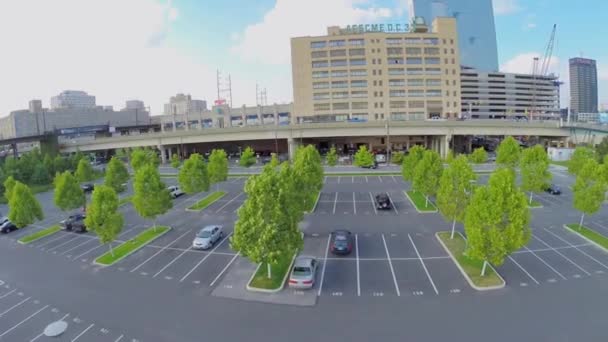 Estacionamento em Penn Park — Vídeo de Stock