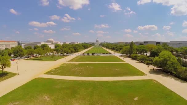 Straat NW over National Mall — Stockvideo