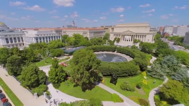 Galeria Nacional de Arte-Escultura Jardim — Vídeo de Stock