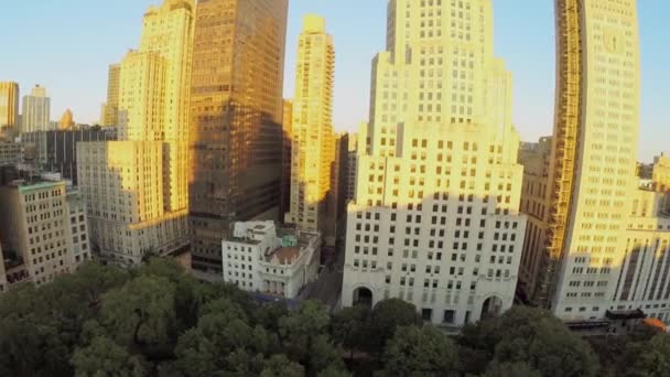Panorama över Madison Square — Stockvideo
