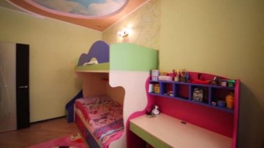 İç yatak ile modern çocuk odası