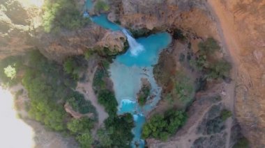 Büyük Kanyon şelale Havasu Falls 