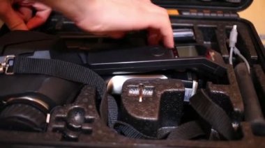 Erkek el dijital cihazlar özel durum yerleştirin.