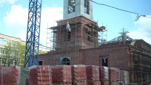 Kirche der Verklärung in Preobraschenskoje — Stockvideo